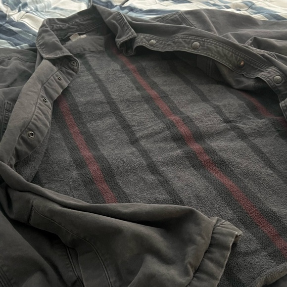 Retro Oversized Carhartt Canvas Jacket Fleece-Lined in black/gray - Picture 7 of 9